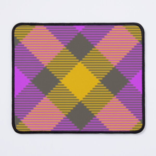 Item preview, Stylish yellow, margenta, gray and yellow tartan designed and sold by DaughterofYah.