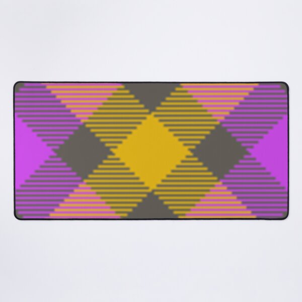 Item preview, Stylish yellow, margenta, gray and yellow tartan designed and sold by DaughterofYah.