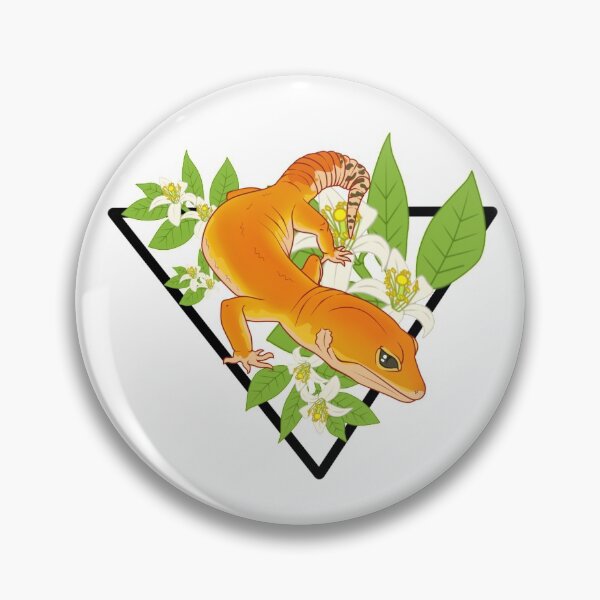 Item preview, Orange Blossom Leopard Gecko Design designed and sold by AMackInCheese.