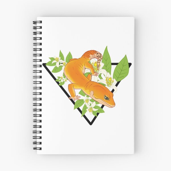 Item preview, Orange Blossom Leopard Gecko Design designed and sold by AMackInCheese.