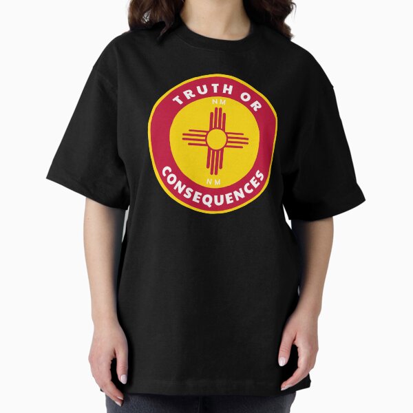 Item preview, Truth or Consequences New Mexico - NM Badge with a Zia Flag Roundlet designed and sold by palmettodigital.