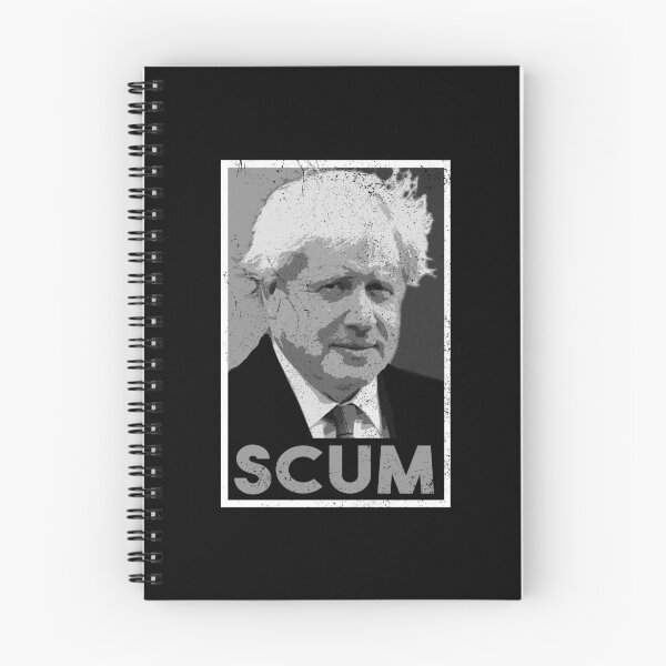 Item preview, Boris Johnson Scum (Worn Design) designed and sold by politicalamity.
