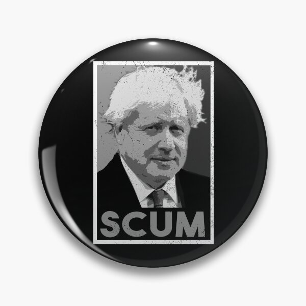 Item preview, Boris Johnson Scum (Worn Design) designed and sold by politicalamity.