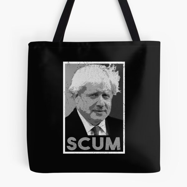 Item preview, Boris Johnson Scum (Worn Design) designed and sold by politicalamity.