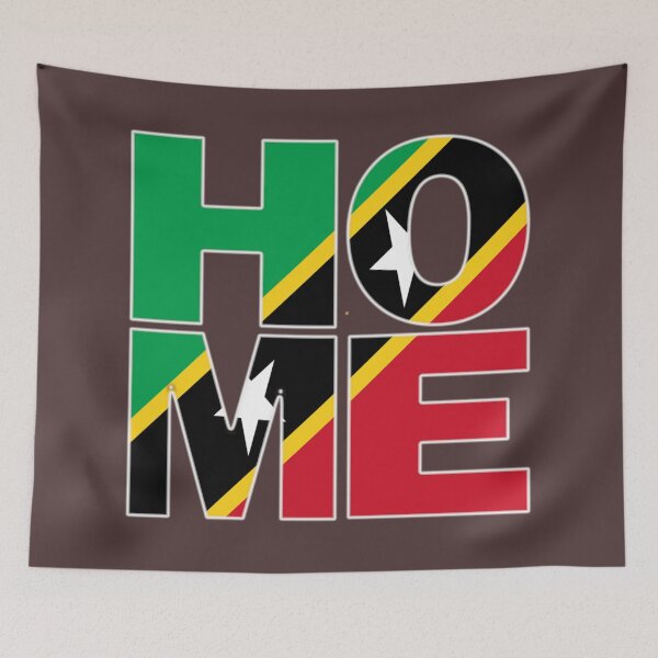Item preview, St Kitts Flag Collection Spelling HOME - Nevis - Soca Mode designed and sold by Soca-Mode.