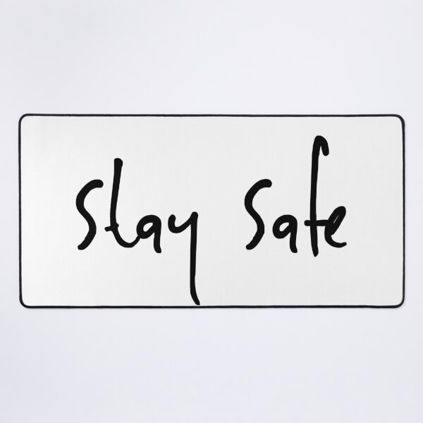 Item preview, Stay Safe, Safety First, Typography Safety Design. designed and sold by That Cheeky Tee.