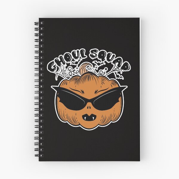 Item preview, ghoul squad, halloween pumpkin face with sunglasses vampy pumpkin, bats goth, dark pumpkin designed and sold by FRKI-DIDI.