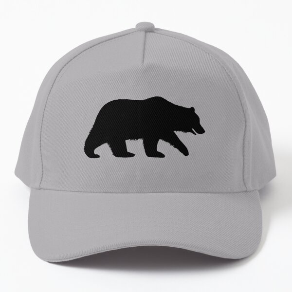 black bear baseball cap