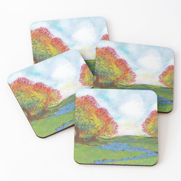 Item preview, Leaves turning color by the stream designed and sold by agratefulcookie.