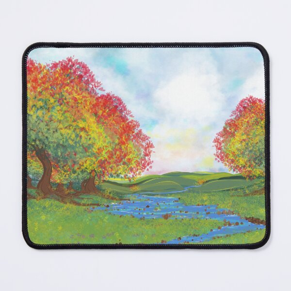 Item preview, Leaves turning color by the stream designed and sold by agratefulcookie.