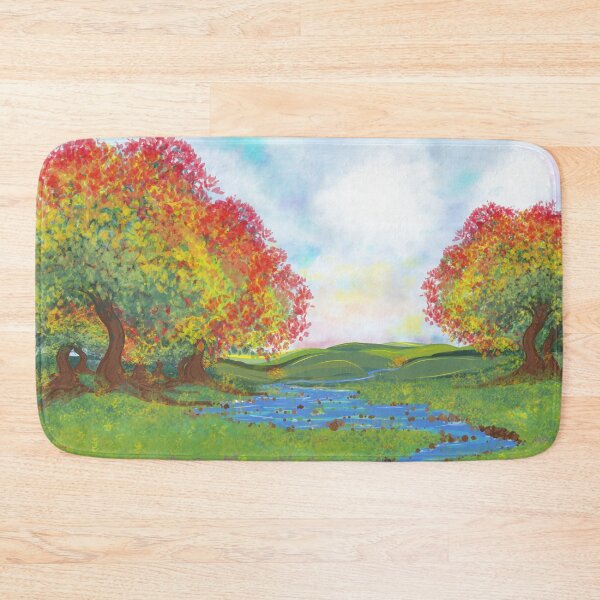 Item preview, Leaves turning color by the stream designed and sold by agratefulcookie.