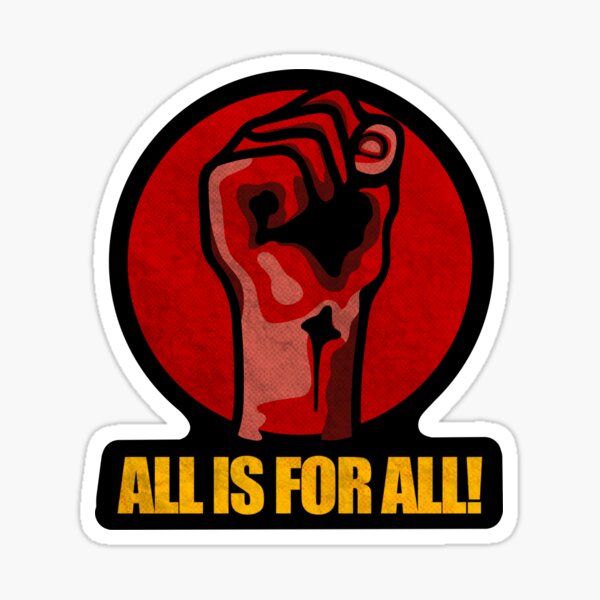 Vista previa del artículo con la obra «Todo es para Todos Solidaridad Comunista», diseñado y vendido por tsfea.