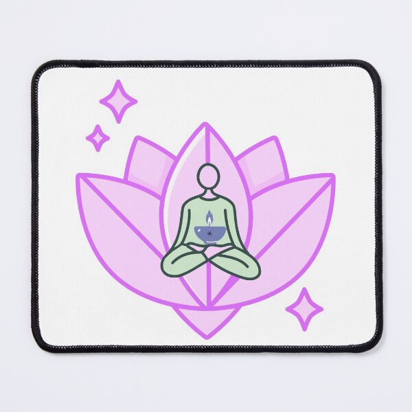 Item preview, Meditation Improves health - lotus guru candle designed and sold by janraydesigns.
