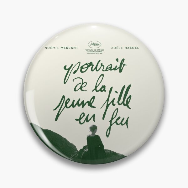 Item preview, Portrait de la jeune fille en feu - Green Simplistic Design designed and sold by rottenben.