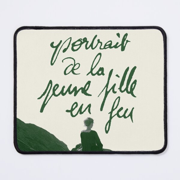 Item preview, Portrait de la jeune fille en feu - Green Simplistic Design designed and sold by rottenben.