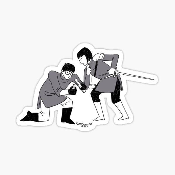 6th House - Palamedes and Camilla Sticker