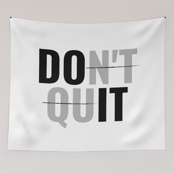 Item preview, Don't Quit / Do It designed and sold by Martini-Four.