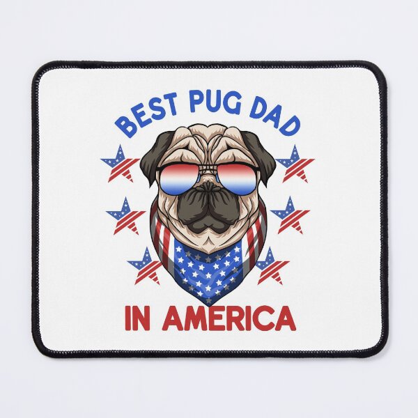Item preview, Best Pug Dad In America designed and sold by Meliafroggy.