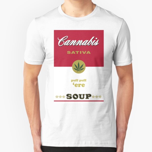 Cannabis Sativa Soup Slim Fit T-Shirt