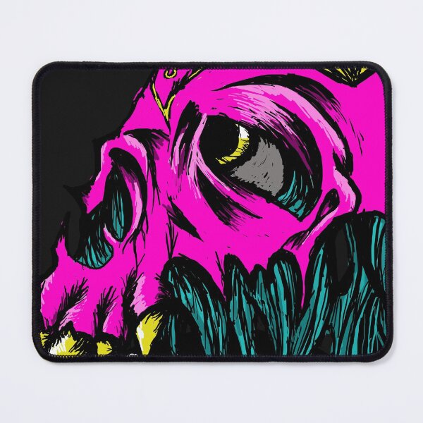 Item preview, Demon Skull in Neon designed and sold by PoesUnderstudy.
