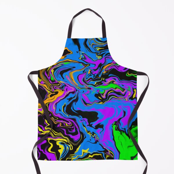 Item preview, Neon Swirls on Black designed and sold by clounewcomb.