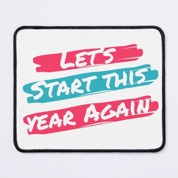Item preview, Lets Start This Year Again. Funny New Year Design. designed and sold by That Cheeky Tee.