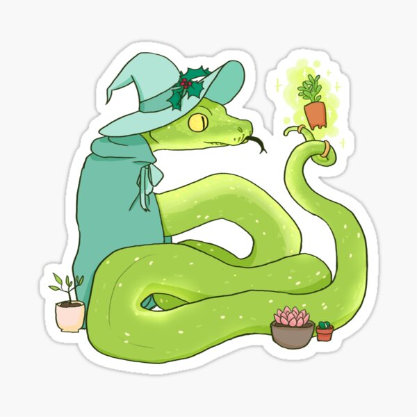 Green Tree Python - Holly Sticker