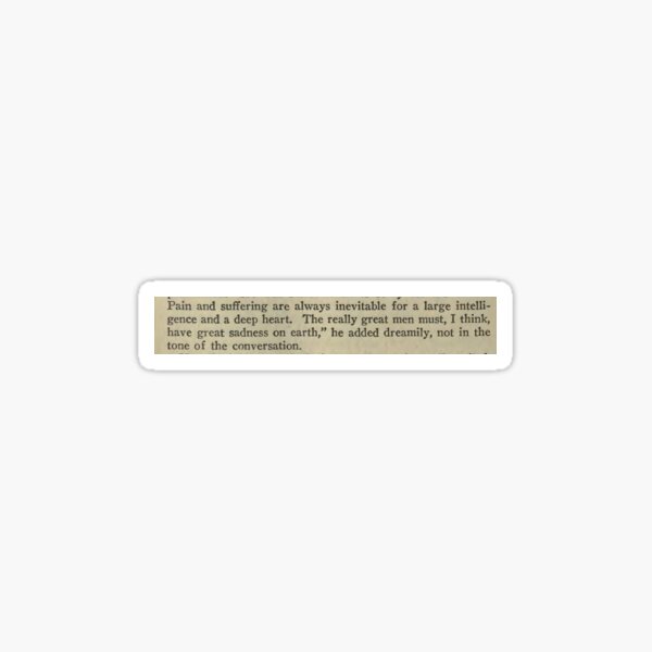 Item preview, Crime and Punishment Sticker  designed and sold by tommieray.