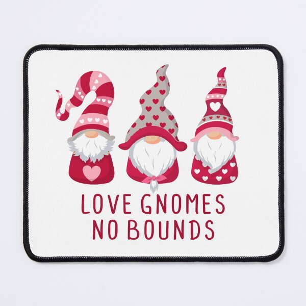 Item preview, Love Gnomes No Bounds - Valentines Day Gnomes designed and sold by Meliafroggy.
