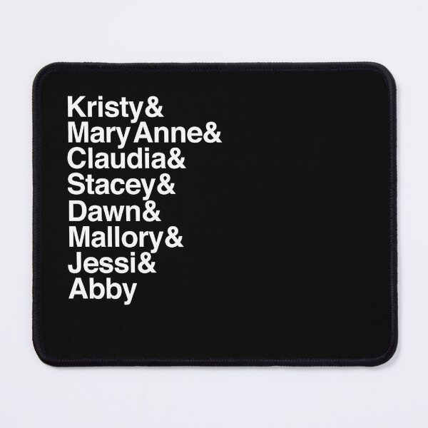 Item preview, Babysitters Club Helvetica Names (White Version) designed and sold by ijanet.
