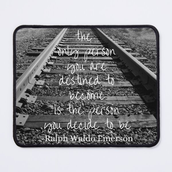 Item preview, Ralph Waldo Emerson Quote About Life, Destiny Quote designed and sold by Auntieck.