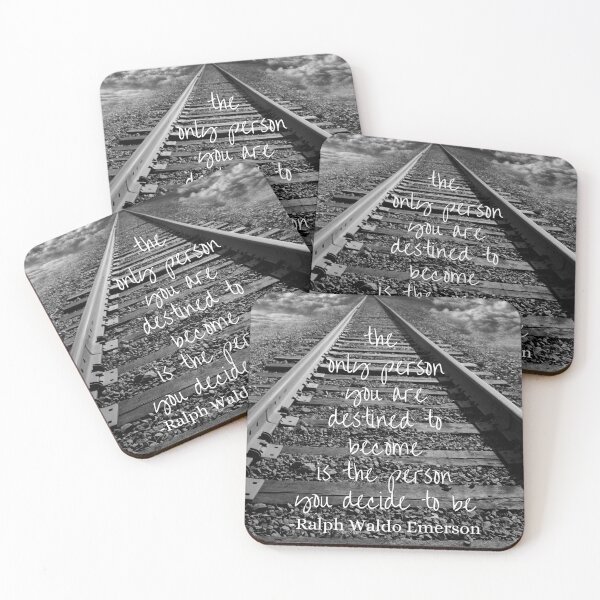 Item preview, Ralph Waldo Emerson Quote About Life, Destiny Quote designed and sold by Auntieck.