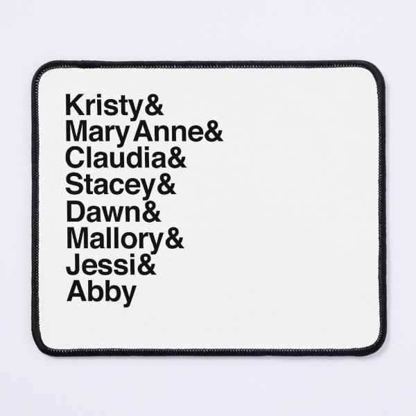 Item preview, Babysitters Club Helvetica Names designed and sold by ijanet.