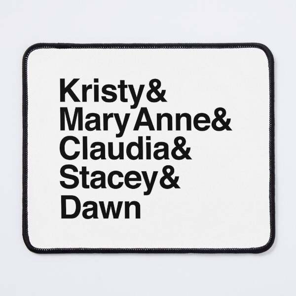 Item preview, Babysitters Club Helvetica Names (Original 5) designed and sold by ijanet.