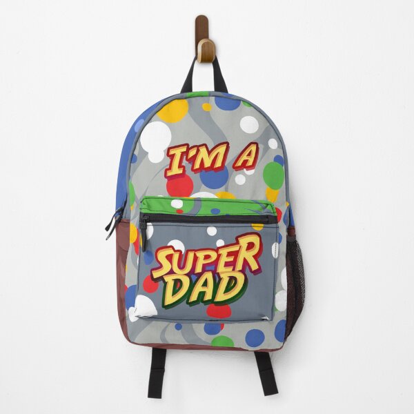 Item preview, I'm a super dad, Polka dot man, light rhino gray color designed and sold by yashik.