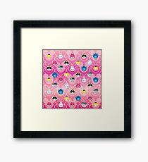 Tsum Tsum Alice in Wonderland - Pink Framed Print