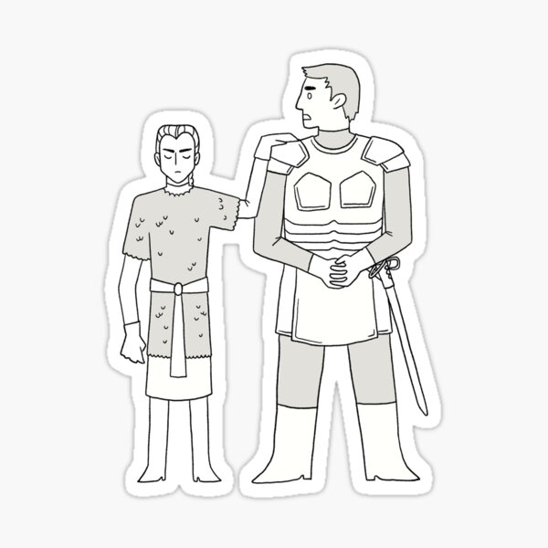 8th House - Silas and Colum Sticker