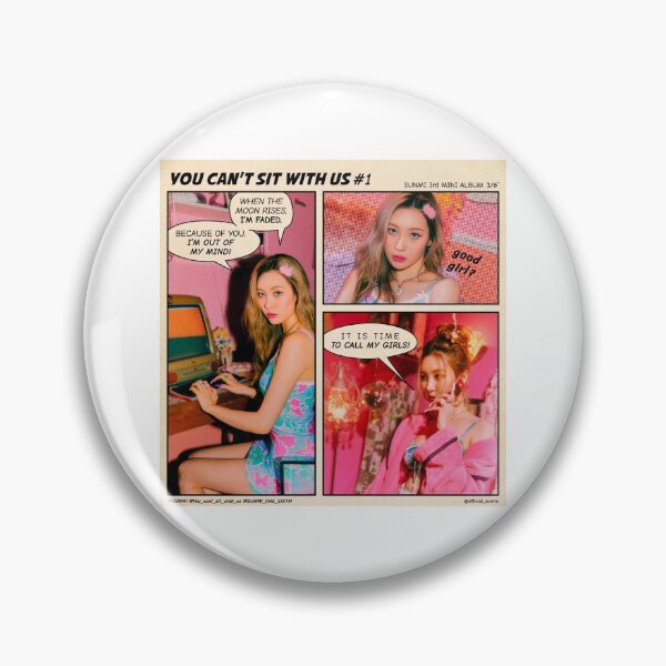 Item preview, Sunmi - You can’t sit with us - kpop  designed and sold by kitten-minho.