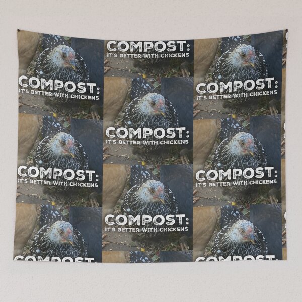 Item preview, Compost: Its better with Chickens designed and sold by homesteadswag.