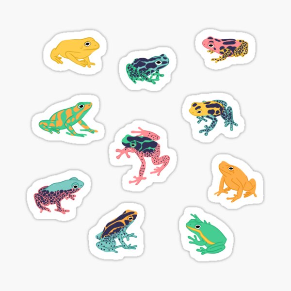 Frog Sticker Pack Sticker