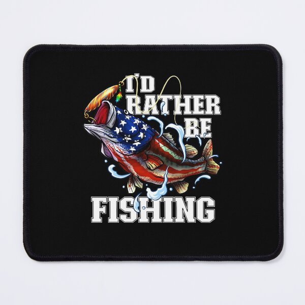 Item preview, I'd Rather Be Fishing - Fisherman designed and sold by Meliafroggy.