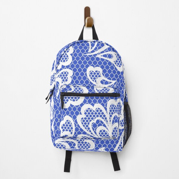 Item preview, Blue and White Lace Pattern. Elegant Chic White Floral Lace Pattern designed and sold by silviaol.