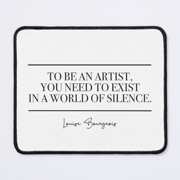 Item preview, To be an artist you need to exist in a world of silence. (black) designed and sold by didijuca.