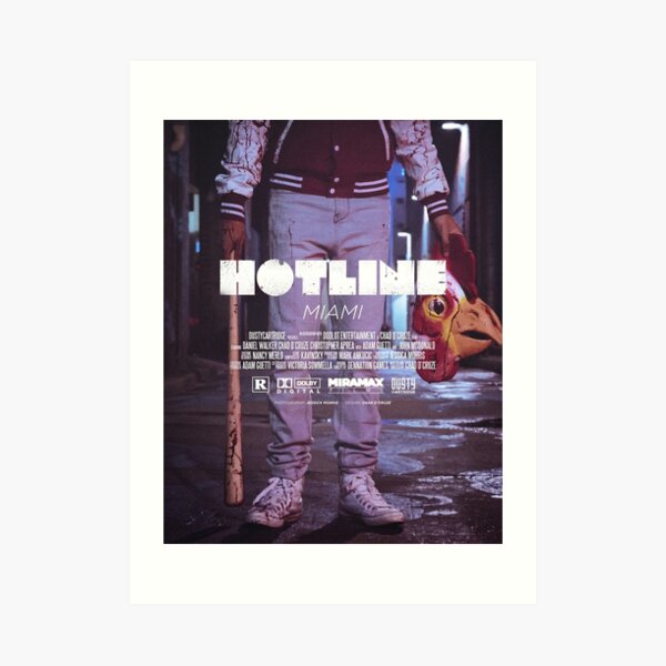 Hotline Miami: The Movie Art Print