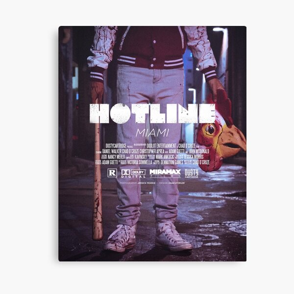 Hotline Miami: The Movie Canvas Print