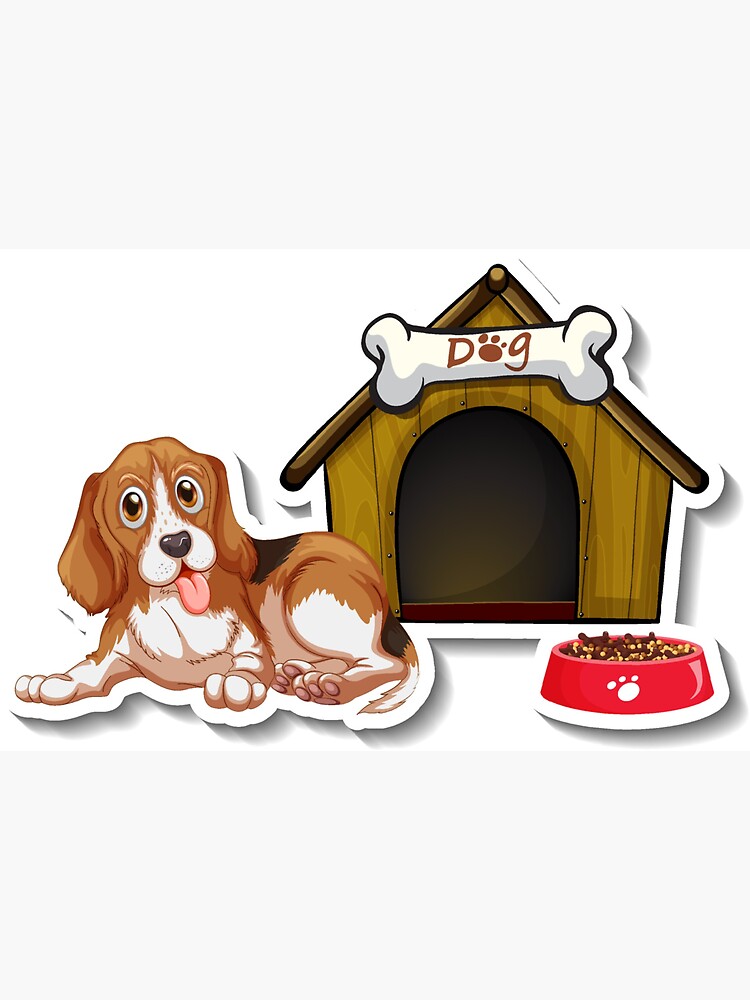 "Dog house" Sticker for Sale by TopBR Redbubble