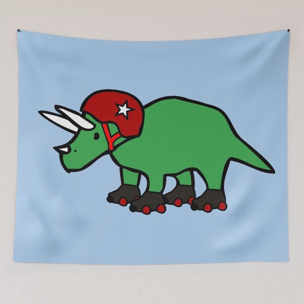 Item preview, Roller Derby Triceratops designed and sold by jezkemp.