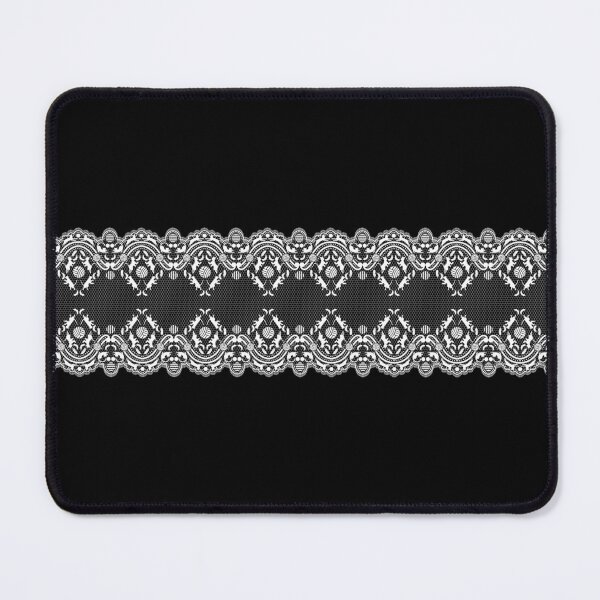 Item preview, Beautiful fine lace with cats playing with feathers and balls of wool with a black background designed and sold by SueKnox.