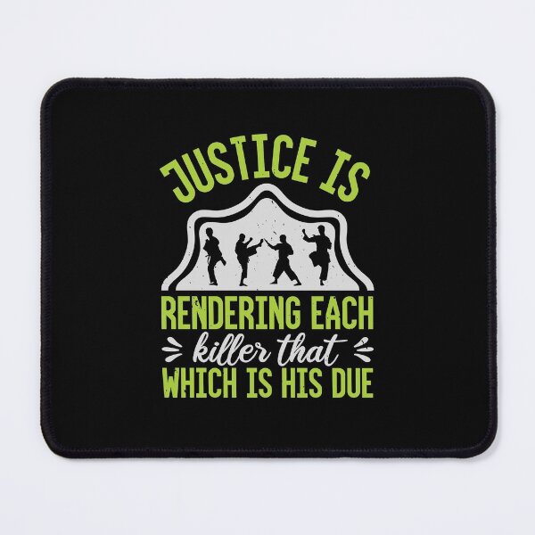 Justice is rendering Mouse Pad