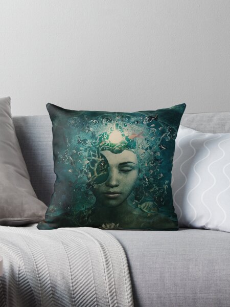 Beautiful and Broken Throw Pillow